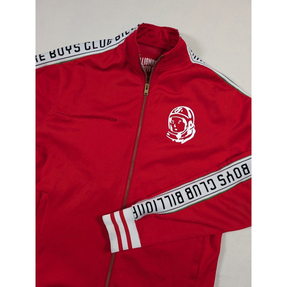 Billionaires Boys Club Red The Mickey Track Jacket Mens Size L Streetwear Y2K
